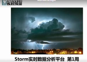 Storm数据分析平台 视频教程